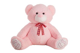 Creaciones Lloris - Oso Rosa Evy 50 cm - Peluche ours rose de 50 cm pour enfant à partir de 3 ans
