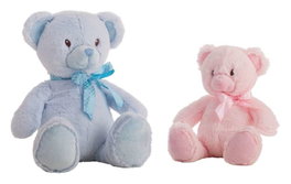 BigBuy Fun Ours en peluche Baby Rose 42 cm