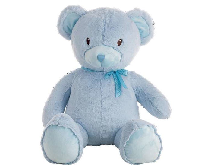 Creaciones Llopis Peluche Ours Bleu 55 cm, Doux en Polyester Creaciones Llopis Peluche Ours Bleu 55 cm, Doux en Polyester