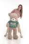 Creaciones Llopis - Peluche Oso en Jersey Carlitos, 115 cm, Peluche d'ours en tissu jersey