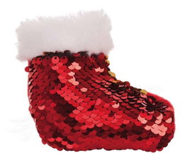 Creaciones Llopis Calcetin X´Mas Lentejuela 10 Cm