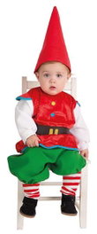 BigBuy Carnival Déguisement pour Bébés Gnome 0-12 Mois (4 Pièces)