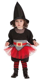 BigBuy Carnival Déguisement pour Bébés Dolly Sorcière 0-12 Mois (6 Pièces)