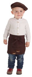Creaciones Llopis - Déguisement bébé avec tablier et bonnet castañer, taille 0-12 mois, ensemble complet