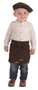 Creaciones Llopis - Déguisement bébé avec tablier et bonnet castañer, taille 0-12 mois, ensemble complet