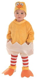 Creaciones Llopis Déguisement Bébé Poulet Jaune 4 Pièces