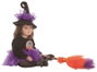 Creaciones Llopis - Déguisement bébé sorcière avec tutu et talons pour 0-12 mois