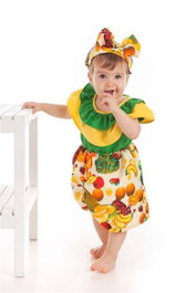 Creaciones Llopis Déguisement Bébé Cubaine Fruits 0-6 Mois