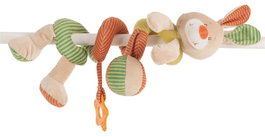 Creaciones Llopis - Spirale lapin-chien bébé 22 cm - Jouet en polyesther pour enfants dès 3 ans - Sans montage nécessaire