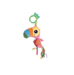 Creaciones Llopis - Loro colorines hochet peluche perroquet doux jouet bébé, 25 cm, polyester, pour 3 ans et plus