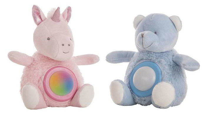 Creaciones Llopis - Licorne rose musicale avec lumière - 20 cm - Jouet en peluche - Boîte (sans piles incluses) Creaciones Llopis - Licorne rose musicale avec lumière - 20 cm - Jouet en peluche - Boîte (sans piles incluses)