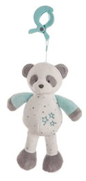 Creaciones Llopis Pinza Baby Panda Agua Marina Sonajero 25cm Turquoise