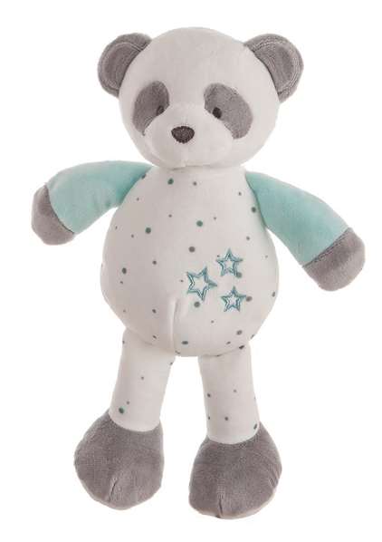 Creaciones Llopis Peluche extrasouple Bébé Panda bleu marin 28 cm - Doudou en polyester pour enfants Creaciones Llopis Peluche extrasouple Bébé Panda bleu marin 28 cm - Doudou en polyester pour enfants