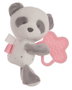 BigBuy Fun Anneau de dentition Ours Panda Rose 20 cm