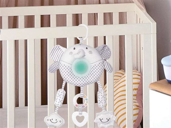 Creaciones Llopis Colgante Cuna Éléphant 42 cm - Mobile de lit pour bébé en polyéster - Langues: Espagnol, Portugais, Français, Italien, Anglais Creaciones Llopis Colgante Cuna Éléphant 42 cm - Mobile de lit pour bébé en polyéster - Langues: Espagnol, Portugais, Français, Italien, Anglais
