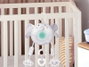 Creaciones Llopis Colgante Cuna Éléphant 42 cm - Mobile de lit pour bébé en polyéster - Langues: Espagnol, Portugais, Français, Italien, Anglais