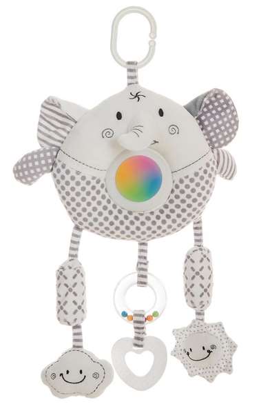 Creaciones Llopis Colgante Cuna Éléphant 42 cm - Mobile de lit pour bébé en polyéster - Langues: Espagnol, Portugais, Français, Italien, Anglais Creaciones Llopis Colgante Cuna Éléphant 42 cm - Mobile de lit pour bébé en polyéster - Langues: Espagnol, Portugais, Français, Italien, Anglais