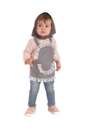 Creaciones Llopis Disfraz pour bébé delantal castañera vichy pour fille ou garçon - Taille 1 à 2 ans (1-2 ans)