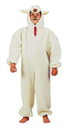 Creaciones Llopis Déguisement de Mouton Jouet Peluche pour Enfants (3-5 ans)