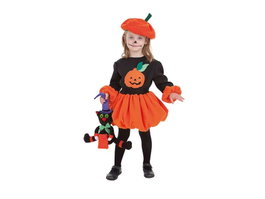 Creaciones Llopis Déguisement de Citrouille Douce pour Enfant T-5 11-13 Años