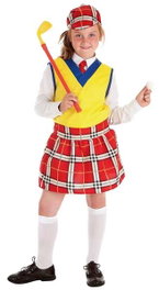 Creaciones Llopis Déguisement de Joueuse de Golf pour Enfant Taille 2 (5-7 Ans)