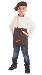 Creaciones Llopis - Déguisement enfant Castañero avec tablier et bonnet - Taille 7-9 ans (T-3)