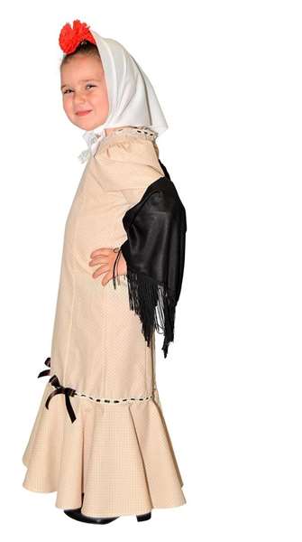 Creaciones Llopis Déguisement de Chulapa Beige Taille 1 (3-5 ans) inevitable
