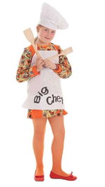 BigBuy Carnival Déguisement Enfant Cuisinière Big Chef T-5 (11-13 Ans)