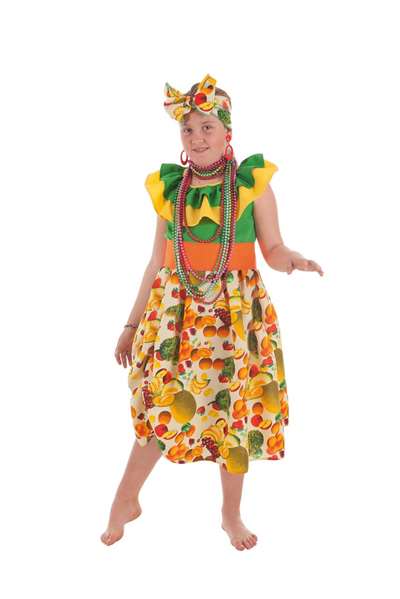 Creaciones Llopis Déguisement pour Enfant Cubaine aux Fruits Taille 10-12 ans Creaciones Llopis Déguisement pour Enfant Cubaine aux Fruits Taille 10-12 ans