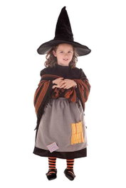 Creaciones Llopis Disfraz Bruja Malota T-5 - Déguisement enfant sorcière - Taille 11-13 ans (âge recommandé 3 ans et plus)