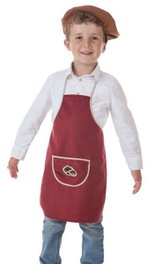 Creaciones Llopis Déguisement Tablier Castañero Bordeaux Taille 7-9 Ans