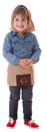 Creaciones Llopis Déguisement Tablier Castañera Elna - 3 à 5 Ans