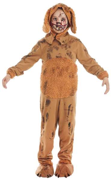 Creaciones Llopis Déguisement de petit chien zombie et maquillage Halloween pour enfant, 3-5 ans Creaciones Llopis Déguisement de petit chien zombie et maquillage Halloween pour enfant, 3-5 ans