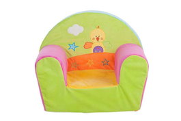 Creaciones Llopis Fauteuil enfant canard brodé 44x34x53 cm - Polyester - Dès 3 ans - Montage non nécessaire