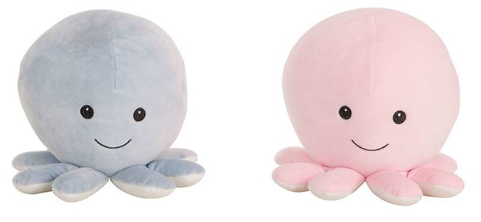 Creaciones Llopis - Poulpe extrasouple rose et bleu 26 cm - Jouet en peluche douce polyester pour enfants à partir de 3 ans Creaciones Llopis - Poulpe extrasouple rose et bleu 26 cm - Jouet en peluche douce polyester pour enfants à partir de 3 ans