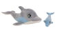 BigBuy Fun Dauphin Bleu Peluche 65 cm