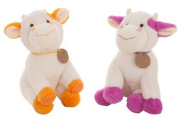 Creaciones Llopis - Figurine de vache assise en céramique, décoration - 24 cm - Jouet pour enfant à partir de 36 mois