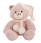 BigBuy Fun Ours en peluche Rose Noël 22cm