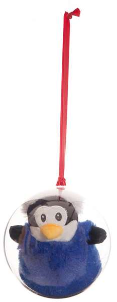 Creaciones Llopis - Peluche boule plastique Noël 14cm - Lot de 6 modèles assortis - Modèles variés - Polyester - À partir de 3 ans