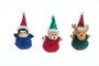 Creaciones Llopis - Peluche boule plastique Noël 14cm - Lot de 6 modèles assortis - Modèles variés - Polyester - À partir de 3 ans