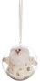 Creaciones Llopis - Peluches boule de Noël en polyester doré 14 cm - Lot de 6 modèles en surprise - À partir de 3 ans