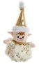 Creaciones Llopis - Peluches boule de Noël en polyester doré 14 cm - Lot de 6 modèles en surprise - À partir de 3 ans