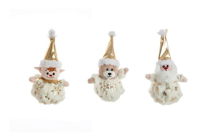 Creaciones Llopis - Peluches boule de Noël en polyester doré 14 cm - Lot de 6 modèles en surprise - À partir de 3 ans Creaciones Llopis - Peluches boule de Noël en polyester doré 14 cm - Lot de 6 modèles en surprise - À partir de 3 ans
