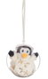 Creaciones Llopis - Peluches boule de Noël en polyester doré 14 cm - Lot de 6 modèles en surprise - À partir de 3 ans