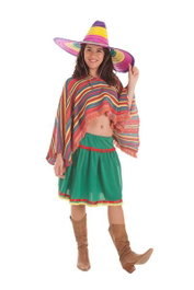 Creaciones Llopis Déguisement Adulte Mexicana Taille L