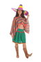 Creaciones Llopis Costume Adulte Mexicain - Poncho, Jupe et Chapeau - Taille L