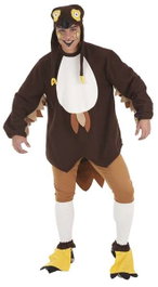 BigBuy Carnival Déguisement Hibou Homme Taille L (4 Pièces)