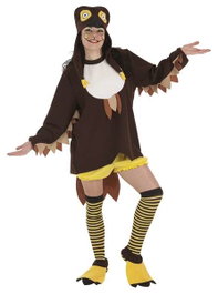 BigBuy Carnival Déguisement Búholoca Hibou Femme L