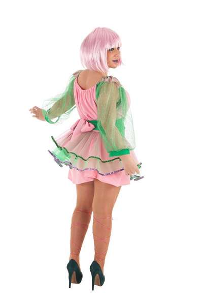 Creaciones Llopis - Déguisement Adulte Ninja avec Tutu - Taille L - Ensemble Jupe, Chemise et Corset