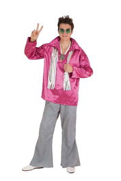 Creaciones Llopis Disfraz Costume Adulte Années 50 Homme Taille XL - Pantalon, Chemise et Foulard